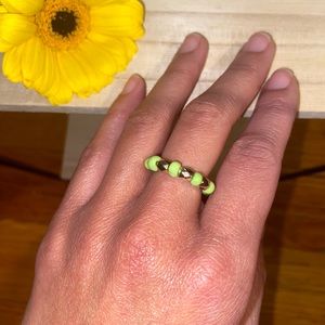 Glass Seed Bead Beaded Ring